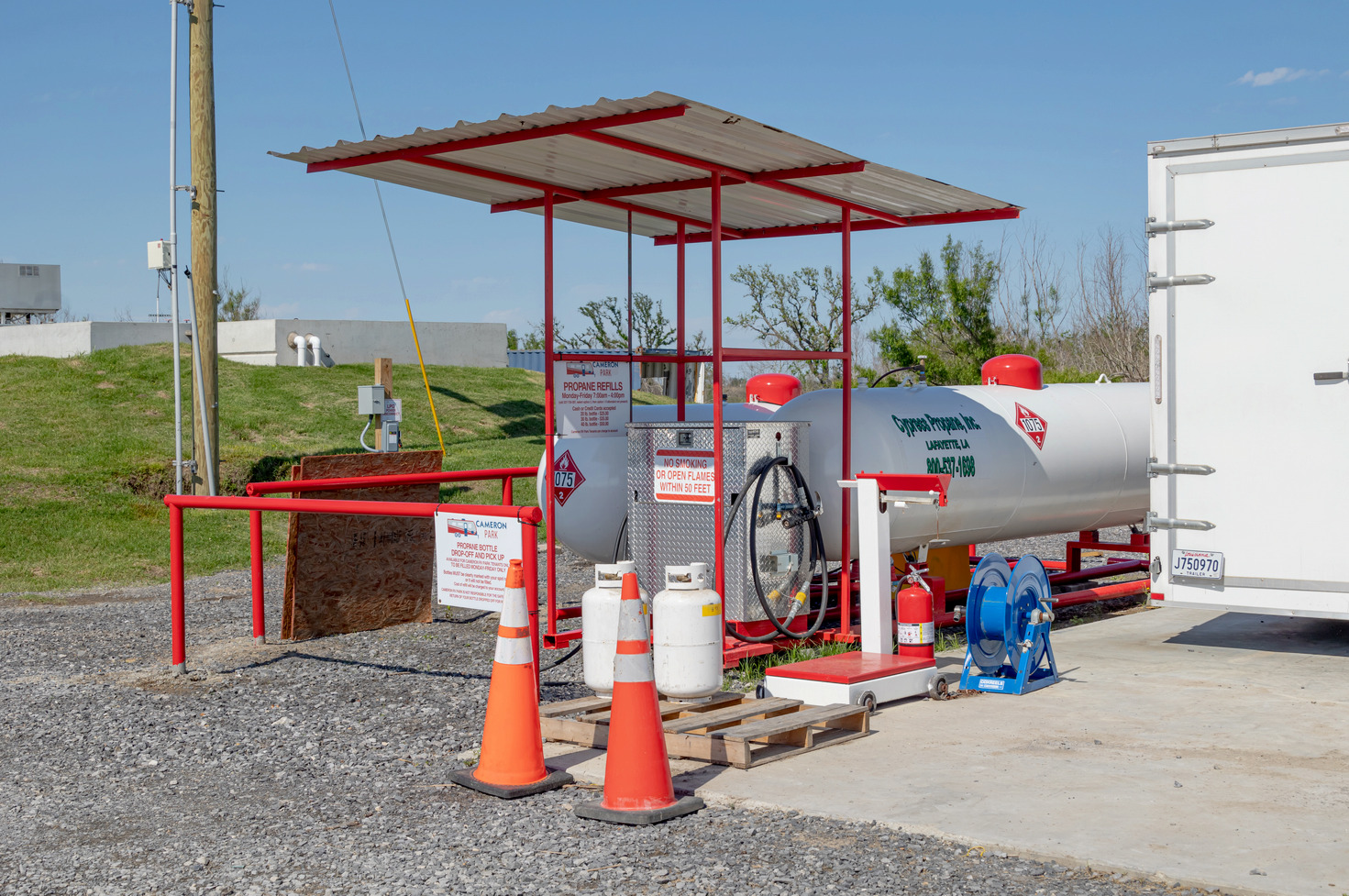 Propane Fill Area at Cameron Park